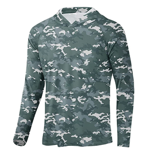 Camisas de Pesca Personalizadas al por Mayor, de Secado Rápido, Manga Larga, Protección Solar UPF 50+, para Hombre - Product Image 1