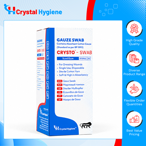 Meilleures ventes : Écouvillons en gaze de coton Crysto Swab T-13 Eco Premium non stériles / de type pansement, qualité supérieure, pour usage hospitalier - Product Image 2