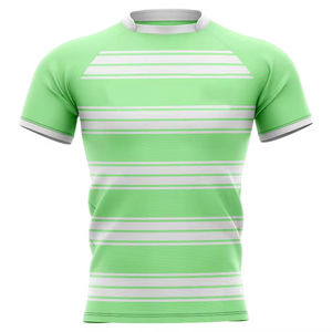Maillots de rugby personnalisés avec logo et numéros d'équipe disponibles, impression personnalisée, 100% polyester respirant, sublimation. - Product Image 1