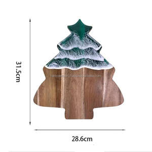 Tabla de embutidos de resina, tabla de cortar de madera personalizada, arte de resina epoxi oceánica, tabla de cortar de resina epoxi regalos de boda de compromiso - Product Image 5