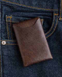 กระเป๋าสตางค์หนังแท้ไร้รอยเย็บ ดีไซน์เรียบหรู  ใส่บัตรได้  บางเฉียบ ใส่กระเป๋าหน้า  พร้อมกล่อง รุ่น LSSW-0017 - Product Image 5