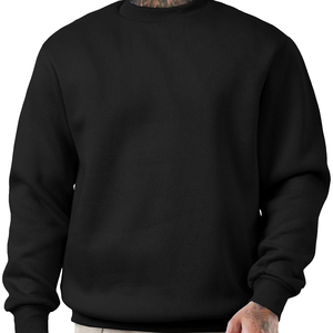 Sudadera de Cuello Redondo de Alta Calidad, Mezcla de Algodón y Poliéster, Ropa con Estampado Personalizado, Colores y Logotipo Personalizados, Servicio OEM - Product Image 2