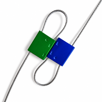 Scellé de câble en aluminium léger YSD avec logo personnalisé pour la sécurité des compteurs de gaz, d'électricité et d'eau