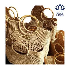 Bolsa de Jacinto de Agua de Calidad Confiable 2026 para Picnic y Compras, Artesanía de Fibra Tejida a Mano, Material Seguro - Product Image 1