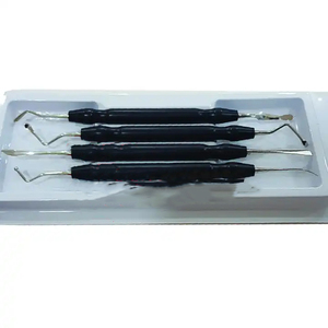 ชุดอุปกรณ์ขูดวัสดุอุดฟันแบบแมนนวล 4 ชิ้น ยี่ห้อ Bone Bridge Instruments สำหรับฟันหลัง ทำจากสแตนเลส ได้รับการรับรองมาตรฐาน CE - Product Image 2