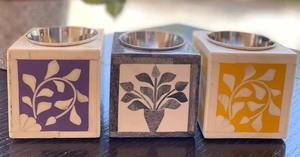 Mabkhara Hecha a Mano con Incrustaciones de Hueso y Madreperla, Quemador de Bakhoor Árabe - Product Image 4