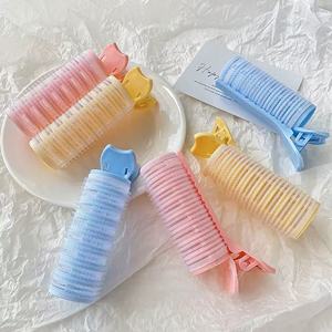 โรลม้วนผมพลาสติกสีเหลืองน่ารัก ไม่ใช้ความร้อน ช่วยเพิ่มวอลลุ่มและจัดทรงผมได้ - Product Image 5