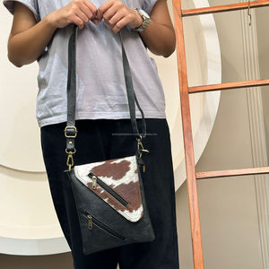 El mejor vendedor, bandolera de piel de vaca con patrón occidental, multiusos, recién llegados, bolsos elegantes, bandoleras de lujo Unisex para uso de mujer - Product Image 2
