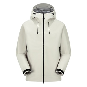 Unisex 2025 Otoño Invierno calidad superior Softshell con capucha Varsity chaqueta a prueba de viento cuello alto cierre de cremallera Venta caliente - Product Image 5