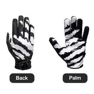 Guantes de Fútbol Americano Profesionales Ligeros Más Vendidos, con Material de Poliéster, Diseño de Dedos Completos, Opciones Personalizables - Product Image 3