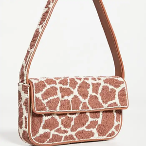 Sac fourre-tout perlé fait main de qualité supérieure, motif rayé, sac à bandoulière tendance, collection de sacs à main de luxe pour femmes - Product Image 4