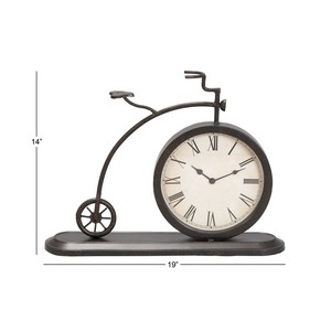 Cycle Shape <b>Table</b> <b>Clock</b> Modern Artistic Desk <b>Clock</b> Unique Design For Home Office Decor Decorative Timepiece And Gift Item - Product Image 2