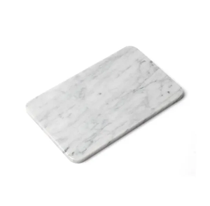 Tabla de Cortar Cuadrada de Mármol Blanco de Lujo y Premium con Asa, Resistente, Apta para Lavavajillas, Sostenible, 1.5 cm de Grosor - Product Image 2
