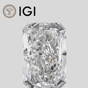 เพชรทรงรัศมี 4.00 กะรัต เพาะเลี้ยงในห้องปฏิบัติการ สี F ความสะอาดระดับ VS2 ได้รับการรับรองจาก IGI - Product Image 1