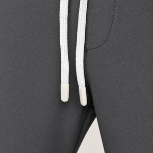 Unisex <b>Black</b> Eco-Friendly Lightweight <b>Jogger</b> Pants Elastic Waist Drawstring Trousers Elastic Cuff Casual Sportswear <b>Plain</b> Dyed - Product Image 4