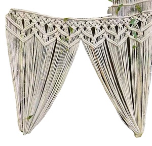 <b>Macrame</b> Window <b>Curtain</b> <b>Macrame</b> Door <b>Curtain</b> | Large Wedding Backdrop Wall Hanging Tapestry - Product Image 1