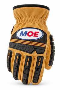 Gants de sécurité en cuir anti-choc avec protection renforcée des phalanges, longueur poignet, pour usage quotidien dans la construction et le forage - Product Image 2