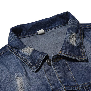 Outfitize International Vente en gros Ensemble de vestes en jean pour hommes à manches polaire, design hybride, style mode, avec capuche - Product Image 2