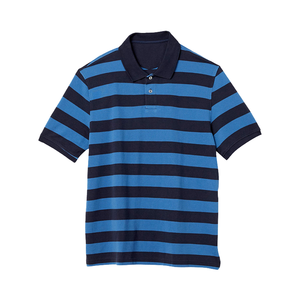 Polo de Rugby para Hombre con Rayas y Detalles en Contraste 2026, Estilo Casual Elegante, Manga Corta, Corte Entallado, Azul Marino, Rojo y Negro, Ropa Deportiva - Product Image 2