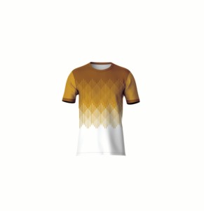 T-shirt en jersey à manches courtes pour homme avec logo frontal par sublimation, 180 grammes, respirant, imprimé graphique coloré, tissu premium - Product Image 2