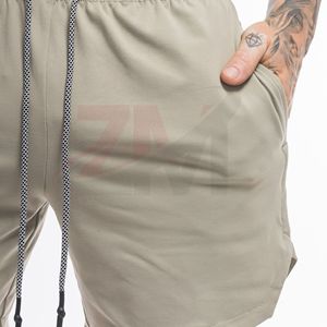 Shorts de bain décontractés pour hommes, dernière mode, avec fermeture éclair arrière imperméable, en polyester/nylon, taille 6XL, cordon de serrage, pour garçons - Product Image 2