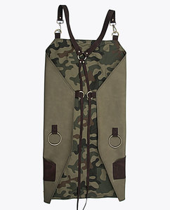 Tablier de cuisine de luxe sans manches en toile de coton ciré de haute qualité, personnalisable en denim, réutilisable, tendance, nouveauté - Product Image 5