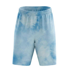 Shorts de bain pour homme en polyester et élasthanne, séchage rapide, tissu respirant, prix bas, style streetwear décontracté. - Product Image 1