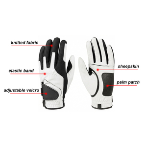 Guantes de Golf de Cuero Genuino Antideslizantes con Cierre de Tirón - Empaque Personalizado para Uso Deportivo Unisex - Product Image 3