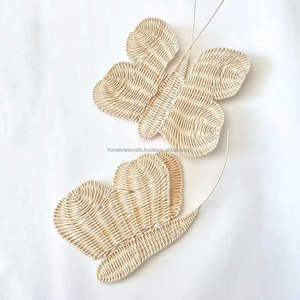 Juego de decoración de pared de ratán hecho a mano al por mayor, ligero, respetuoso con el medio ambiente, duradero, acento decorativo, proveedor de Vietnam - Product Image 4