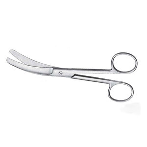 Ciseaux chirurgicaux en acier inoxydable Iris, lame courbée recouverte, bord tranchant, haute qualité, usage médical hospitalier - Product Image 4
