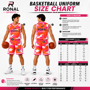 ชุดเสื้อบาสเก็ตบอลผู้ชาย RONAL SPORTS ลายพราง แขนกุด คอวี ระบายอากาศได้ดี ผลิตจากโพลีเอสเตอร์ เหมาะสำหรับทุกฤดูกาล - Product Image 6