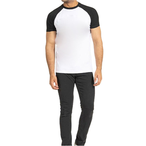 Camiseta de Gimnasio a Precio Económico, Venta al Por Mayor, para Hombre, Lisa, Deportiva, de Secado Rápido, con Logotipo Personalizado Impreso por Transferencia Térmica, Ajustada, de Punto, para Entrenamiento - Product Image 1