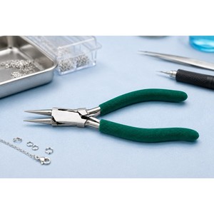 Round <b>Nose</b> Pliers 135mm Bent Handle Precision Jewelry Making Tool ZetomedPro - Product Image 5