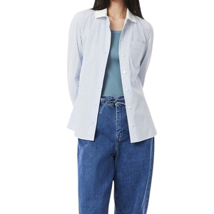 Breathable <b>Stretch</b> Womens Yoga Tops Custom Crop Gym Shirt Lightweight Activewear For Yoga Practice - Product Image 3