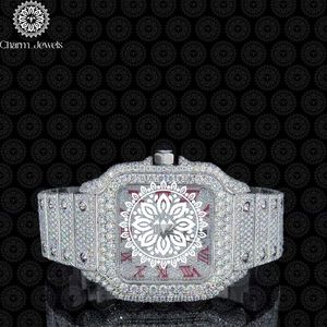Reloj de Lujo para Mujer Charm_Jewels, Caja de Acero Inoxidable de 40 mm, Esfera Analógica de Cristal, Botón de Presión, Cierre Oculto, Movimiento Mecánico Automático - Product Image 6