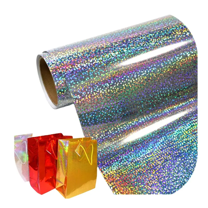 Metalized film holographic PET film packaging printing products holographic film