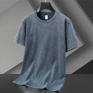 T-shirts amples et oversize en coton tricoté 100 % lourd, personnalisables, pour hommes, anti-plis et respirants, vente en gros - Product Image 3