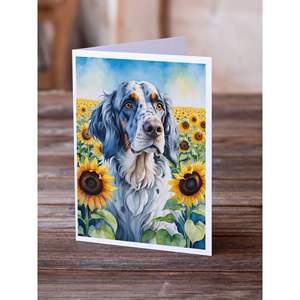 การ์ดเปล่าขนาด5x7แปลกๆของ A7การ์ดอวยพรรูปดอกทานตะวันพร้อมซองจดหมายจำนวน8ใบ - Product Image 2