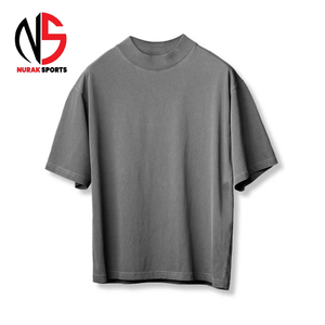 เสื้อยืดผู้ชาย 100% ผ้าฝ้าย 240gsm คุณภาพหรู ทรงโอเวอร์ไซส์ ทรงบ็อกซี่ ไหล่ตก สั่งทำพิเศษ ผ้าฝ้าย 100% ทรงหลวม พิมพ์ลาย ปี 2026 - Product Image 1