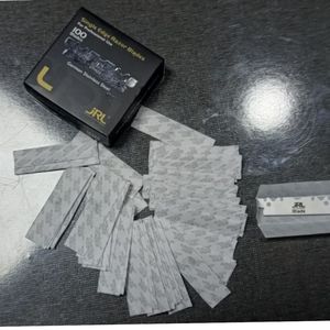 Cuchillas de afeitar de un solo filo JRL, paquete de 100, acero inoxidable alemán para uso profesional en peluquerías - Product Image 6