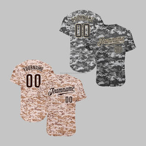 Conjunto de uniformes de béisbol personalizados OEM, camisetas bordadas, camiseta de béisbol, logotipo de sublimación, tira impresa, ropa de béisbol y softbol al por mayor - Product Image 1