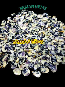 Cabujones únicos de piedras preciosas sueltas de fluorita natural en todas las formas y tamaños Cristal pulido para la fabricación de joyas - Product Image 5