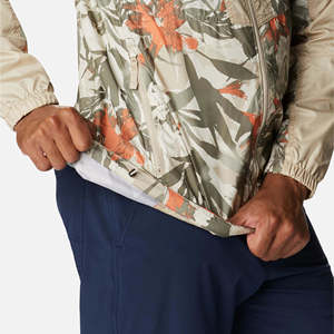 Veste coupe-vent à imprimé floral pour homme, coupe régulière, polyester, vêtements d'extérieur décontractés d'été, haute qualité - Product Image 5