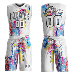 Nouvel ensemble d'uniformes de basketball personnalisés pour jeunes, design de maillot de basketball dernier cri, couleur personnalisée, uniformes de basketball sublimés - Product Image 1