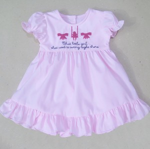 Vestido bordado a mano para niñas. Algodón transpirable y suave para la piel. Diseño lindo de Vietnam. - Product Image 3