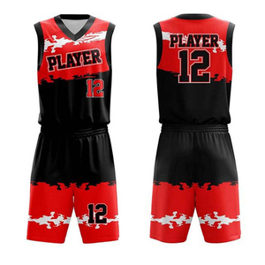 Uniformes de Baloncesto Personalizados para Niños, Sublimados, Último Diseño, Alta Calidad, 100% Poliéster, Sin Mangas, Cuello en V, Juveniles - Product Image 3