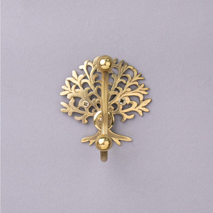Wholesale Handmade Golden Brass <b>Wall</b> <b>Hook</b> With Tree Pattern Design For Key Holder, Key <b>Wall</b> <b>Hooks</b> for Hanging Coats - Product Image 1