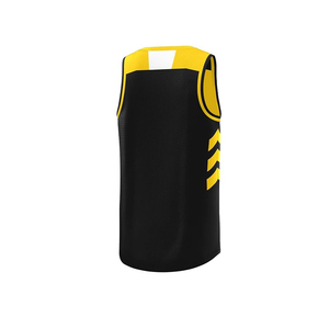 Maillot de basket-ball personnalisé unisexe, respirant, sans manches, uniforme avec ourlet complet, impression par sublimation, inspiration équipe de basket-ball des Lakers - Product Image 5