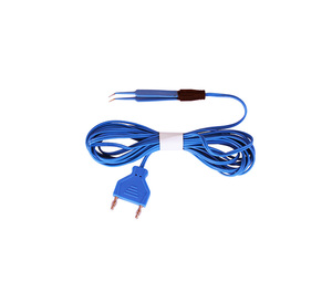 Forceps bipolaires à usage unique, droits, 110 mm, pointe angulaire de 0,5 mm, avec connecteur à 2 broches pour modèles internationaux - Product Image 2