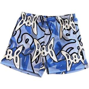 Custom Butterfly Design Men's Mesh Shorts Double <b>Layer</b> Sublimation 100% Polyester 5 Inch Inseam Basketball Baseball Mesh Shorts - Product Image 2